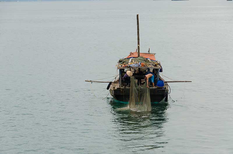 33 - Vietnam - Bahia de Halong - pescadores